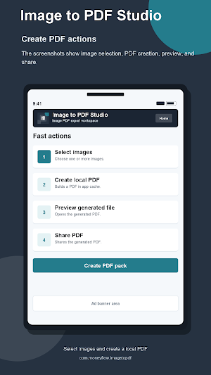 Image to PDF Studio Screenshot 1