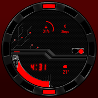 Digital Watch Face: Cyber