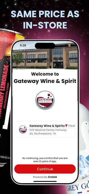 Gateway Wine & Spirits Screenshot 1