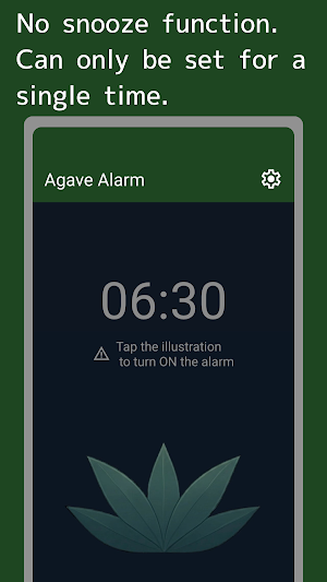 Agave Alarm - one shot wake up Screenshot 0