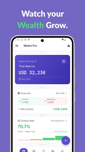 Wallet Pro: Grow your Wealth Screenshot 0