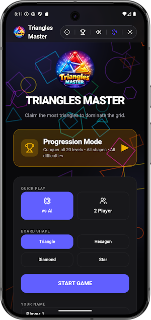 Triangles Master Ai Offline Screenshot 1