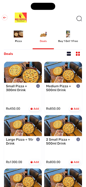 Red Pepper Fast Food & Pizza Screenshot 0