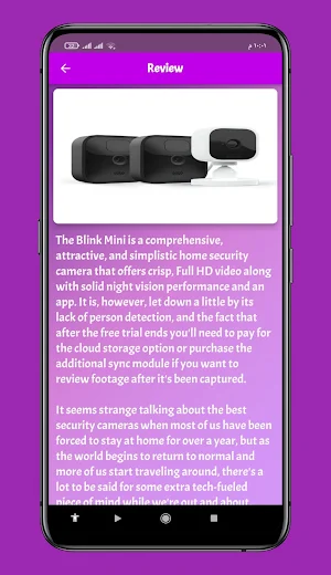 Blink Mini Guide Screenshot 1