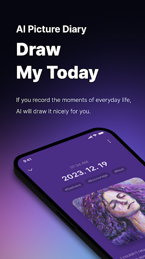 DrawMyToday - AI Picture Diary Screenshot 0