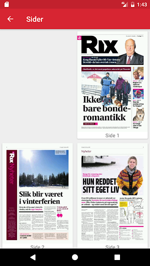 Kragerø Blad Vestmar eAvis Screenshot 3