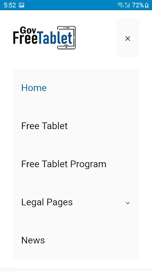 Freee Government Tablet Screenshot 1