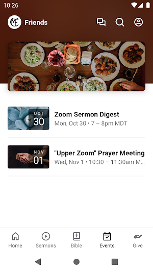 Meridian Friends Church Screenshot 2