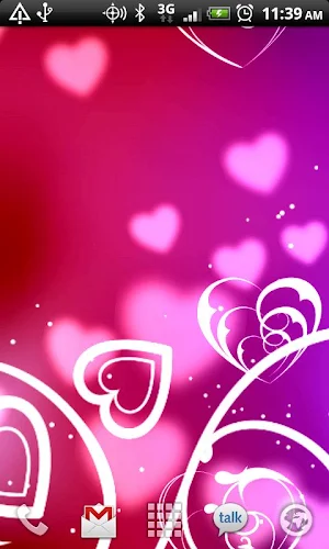 KF Hearts Live Wallpaper Screenshot 1