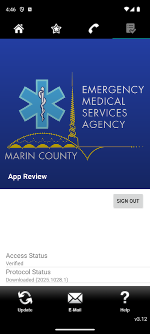 Marin County EMS Screenshot 2