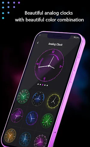 Smart Neon Voice Clock Screenshot 3