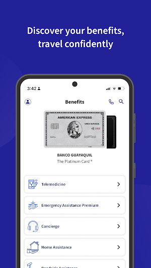 AXA Cardmember Benefits Screenshot 1