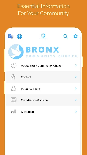 Bronx Community Church Screenshot 2