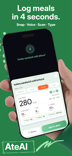 AteAI: AI Calorie Counter Screenshot 2