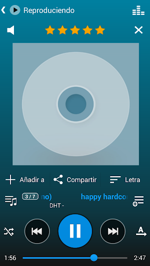 SKIN PLAYERPRO V4 GALAXY Screenshot 0