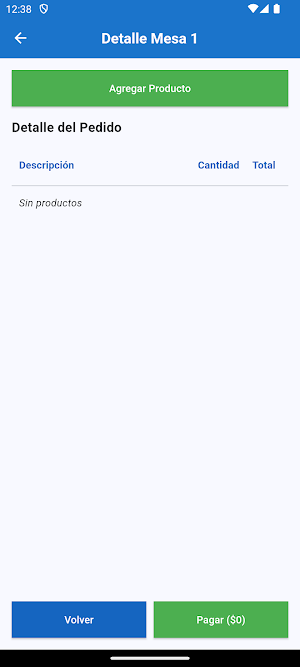 App Restaurant Screenshot 2