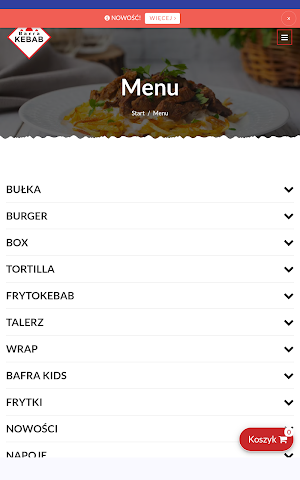 Bafra kebab Bystra Screenshot 2