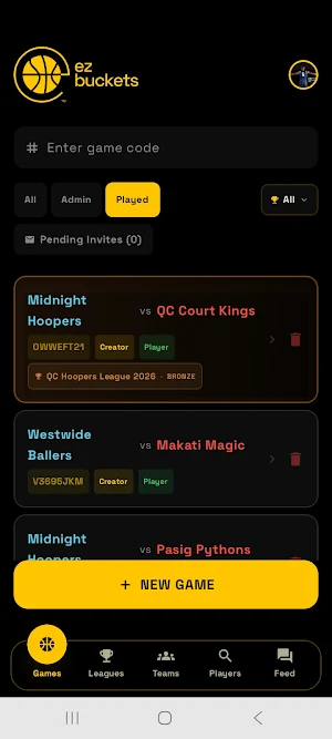 EZ Buckets Screenshot 2