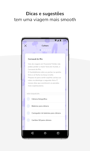 Just in Case: Planeador e Checklist de Viagem Screenshot 3