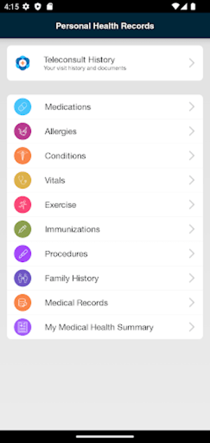 GenieMD Telehealth Screenshot 2