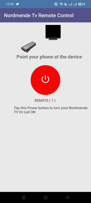 Nordmende TV remote Screenshot 1