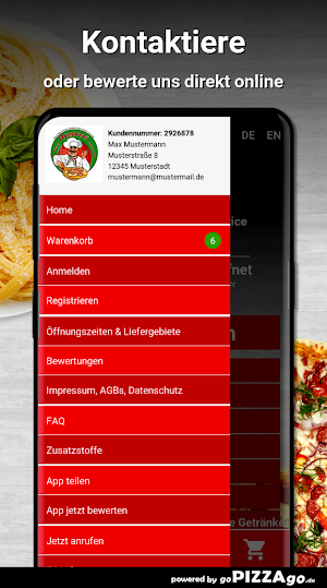 Pizzeria Ragazzi Lieferservice Screenshot 2