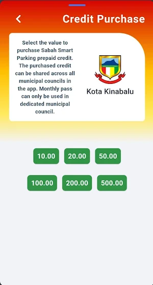 Sabah Smart Parking Screenshot 2