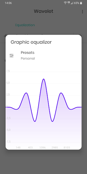Wavelet: Headphone specific equalization Screenshot 3