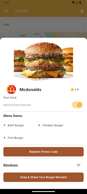 Burger Finder Screenshot 1