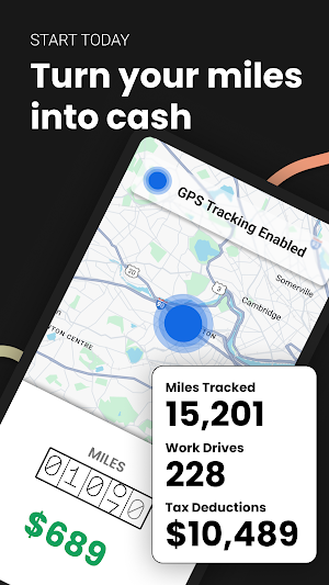 Automatic Mileage Tracker App Screenshot 1