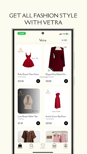 Vetra Marketplace Screenshot 1