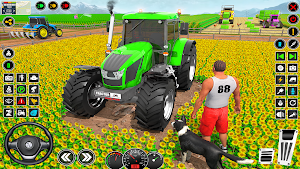 Big Tractor Driving Simulator Screenshot 2