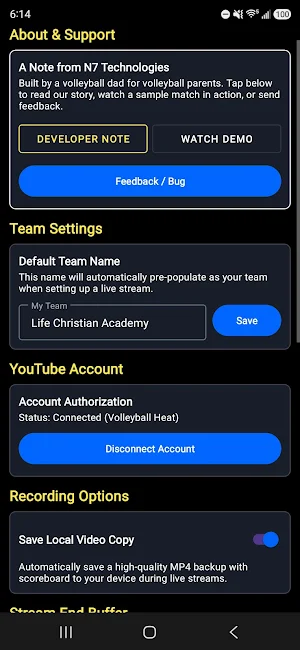 VolleyballStream for YouTube Screenshot 2