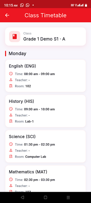 Manu Public School Screenshot 1