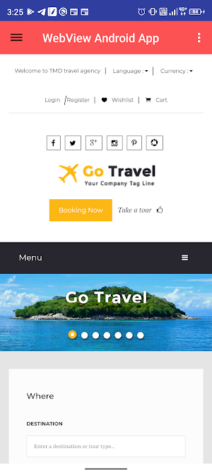 Webview Android App Screenshot 3