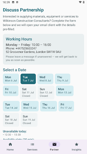 Wilkinson Construction Screenshot 2