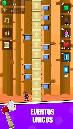 Axe Hero: Timber Master Screenshot 2