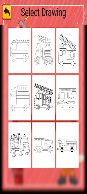 Firefighter Coloring Screenshot 2