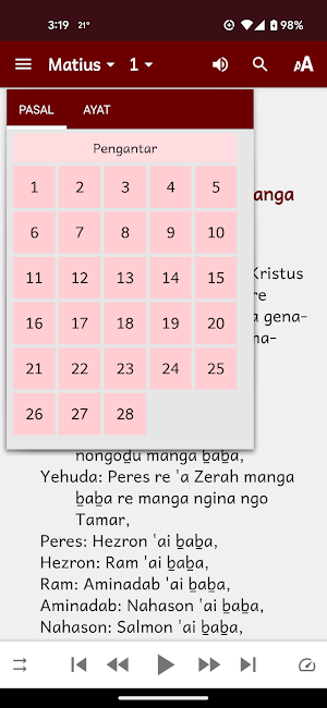 Sahu Bible Screenshot 3