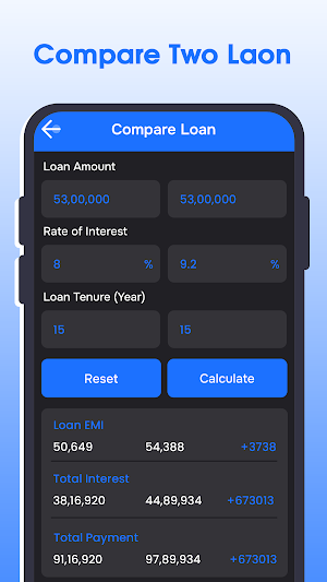 CashLoan - Loan EMI Calculator Screenshot 1