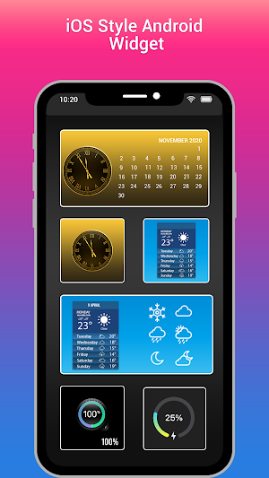 iOS Widgets for Android Screenshot 1