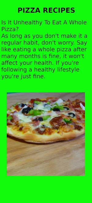 Pizza Recipes Screenshot 3