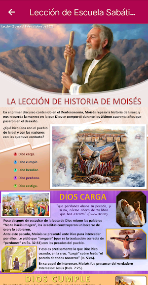 Spanish Sabbath School Lesson Screenshot 2