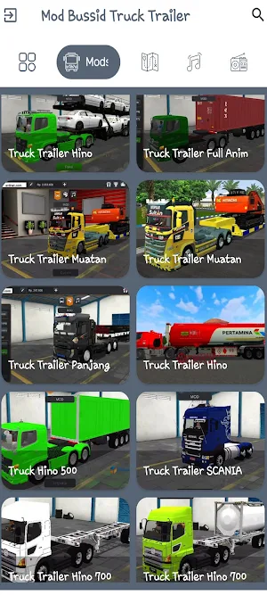 Mod Bussid Truck Trailer Screenshot 2