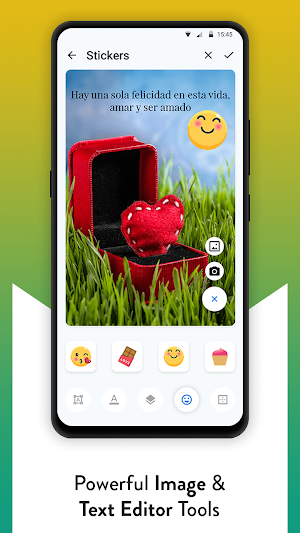 Write Spanish Text on photo Screenshot 1