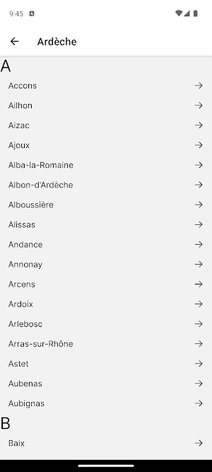 Communes de France Screenshot 1
