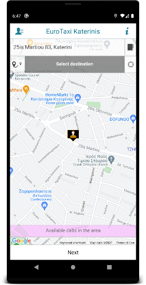 EuroTaxi Κατερίνης Screenshot 1