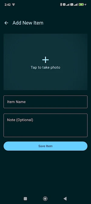 Anti-Lost Item Snapshot Screenshot 1