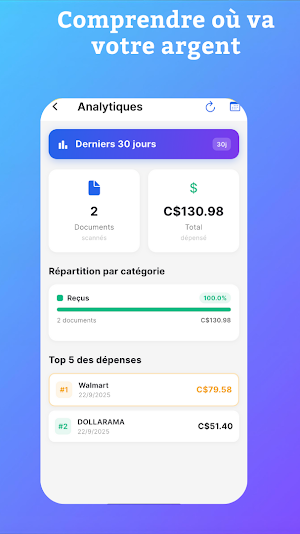 Receiptify - Scan tes achats Screenshot 3