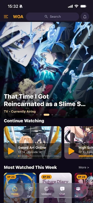 WOA - World Of Anime Screenshot 0